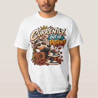 Camiseta Gráficos de Amante de Café Engraçado Atualmente Se