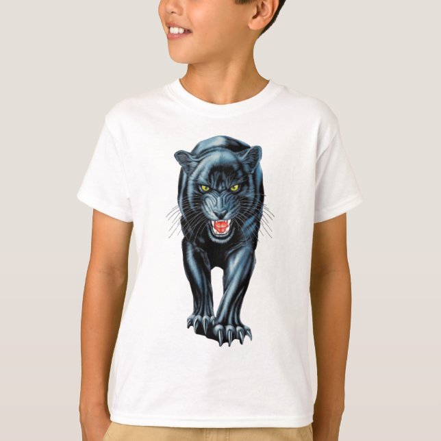 Camiseta Gráficos de animação 3D Tiger. (Frente)