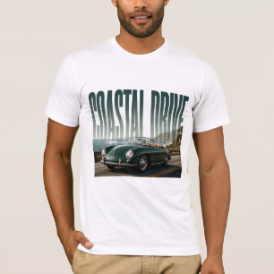Camiseta Gráficos de Automóveis de Luxo da Coastal Drive