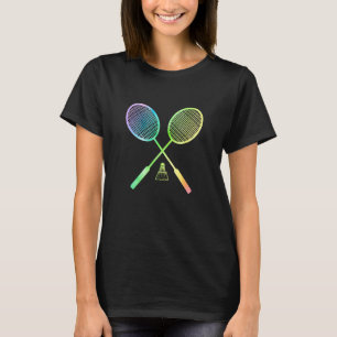 Camiseta Gráficos de Badminton Jogador de Badminton Peteca