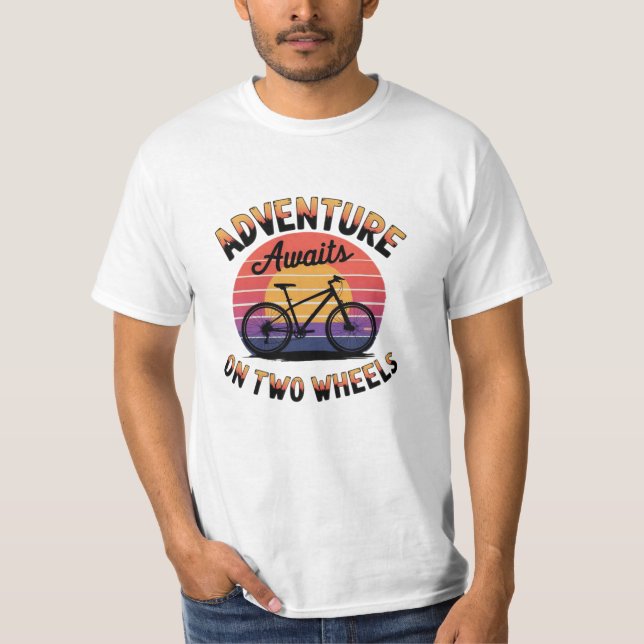 Camiseta Gráficos de bicicleta engraçados e Na moda que voc (Frente)