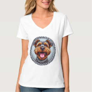 Camiseta Gráficos de cachorrinho adorável para uso casual n