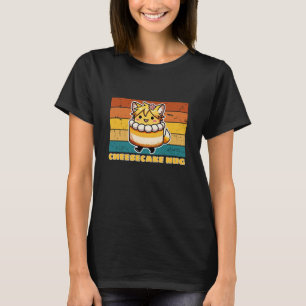 Camiseta Gráficos de Cheesecake Adoráveis para Ventiladores