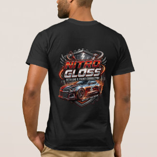 Camiseta Gráficos de Detalhes Nitro Gloss