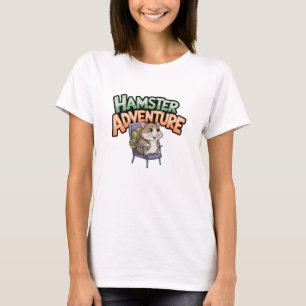 Camiseta Gráficos de Hamster Adoráveis para Ventiladores de