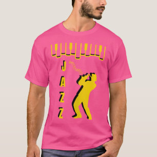 Camiseta Gráficos de Música Jazz