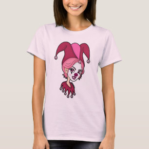 Camiseta Gráficos do Coringa Rosa Maluco