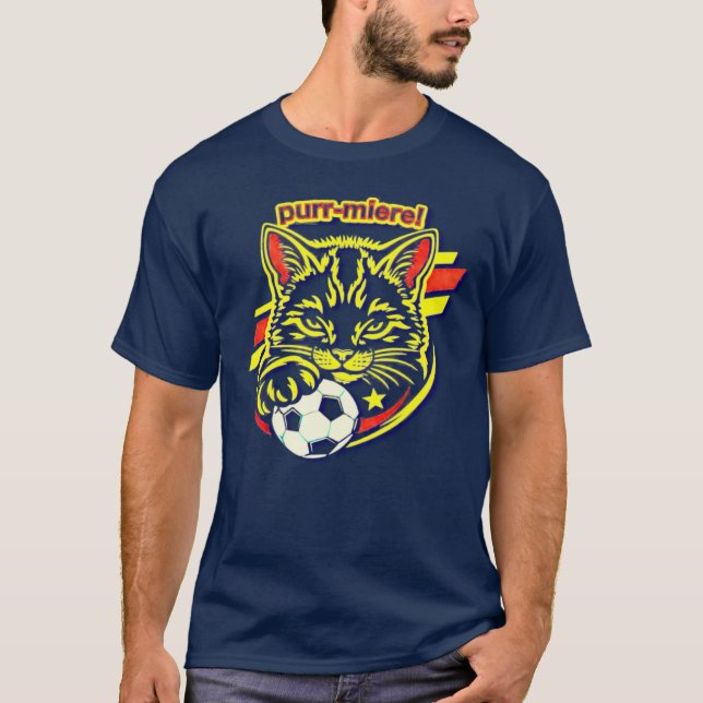Camiseta Gráficos do Gato Futebol (Frente)
