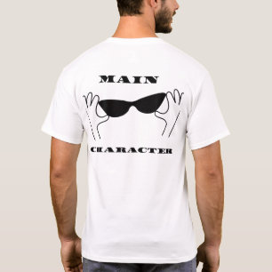 Camiseta Gráficos do Personagem Principal
