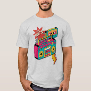 Camiseta gráficos dos anos 90