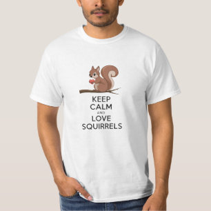 Camiseta Gráficos esquilos engraçados e bonitos