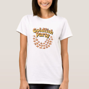Camiseta Gráficos Goldfish Adoráveis para amantes de animai