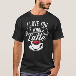 Camiseta Gráficos iguais para Casais - Eu te amo como um to