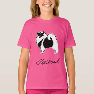 Camiseta Gráficos Keeshond - Arte de Cachorro Original
