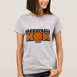 Camiseta Gráficos Loucos de Mãe de Basquete