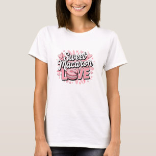Camiseta Gráficos Macaron Adoráveis para pavimentos