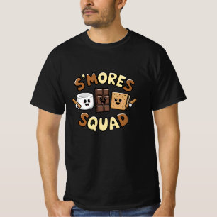 Camiseta Gráficos Mais Engraçados e Doces S'mores