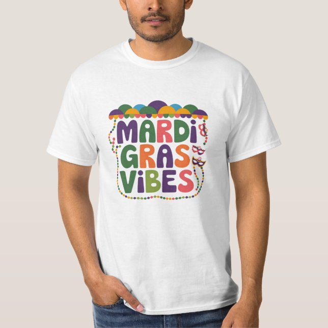 Camiseta Gráficos Mardi Gras exclusivos para entusiastas (Frente)