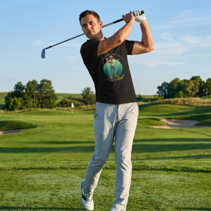 Camiseta Gráficos Motivacionais de Golfe