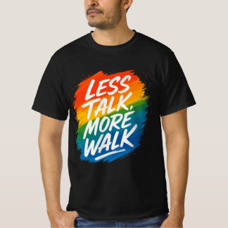 Camiseta Gráficos Motivacionais Vibrantes
