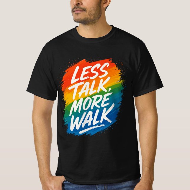 Camiseta Gráficos Motivacionais Vibrantes (Frente)