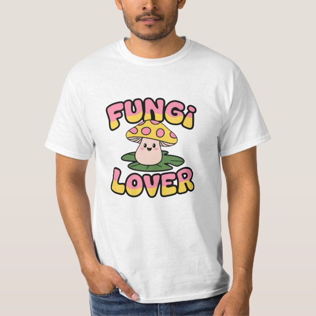 Camiseta Gráficos para o Lover do Cogumelo Básico (Frente)