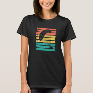 Camiseta Gráficos Retro Parapente Paragliding Pára-Quedas C