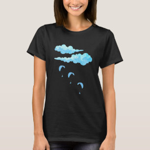 Camiseta Gráficos Retro Parapente Paragliding Pára-quedas C