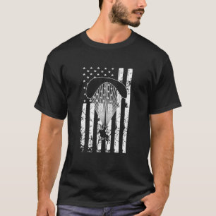 Camiseta Gráficos Retro Parapente Paragliding Pára-quedas C