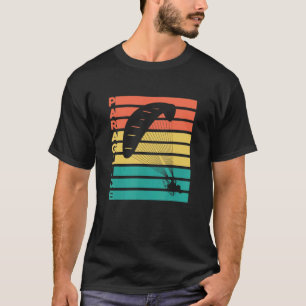 Camiseta Gráficos Retro Parapente Paragliding Pára-quedas C