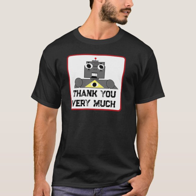 Camiseta Gráficos Skullnskin "Roboto" (Frente)