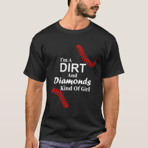 Camiseta Gráficos Softball de Beisebol Engraçado Raparigas
