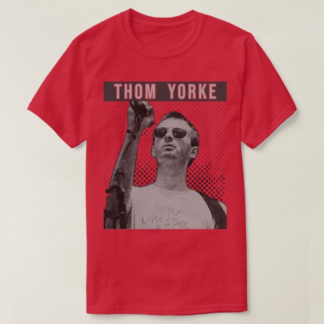 Camiseta Gráficos Thom Yorke (Frente do Design)