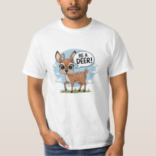 Camiseta Gráficos Whimsical e Bold Deer Lover
