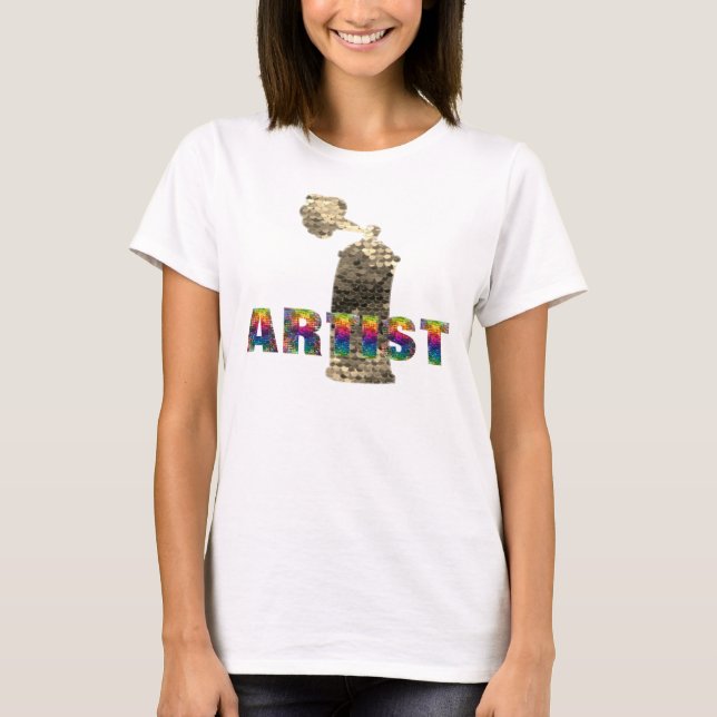 Camiseta Grafite Artista Spray (Frente)