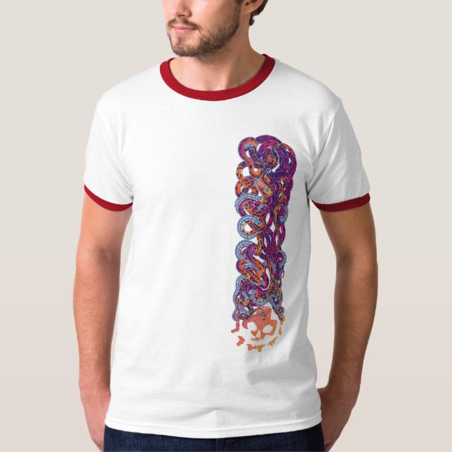 Camiseta Grafite Brincadeira Estilo Logotipo T-Shirt (Frente)
