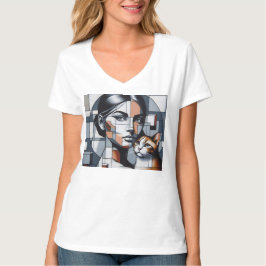 Camiseta Grafite Cat Lady