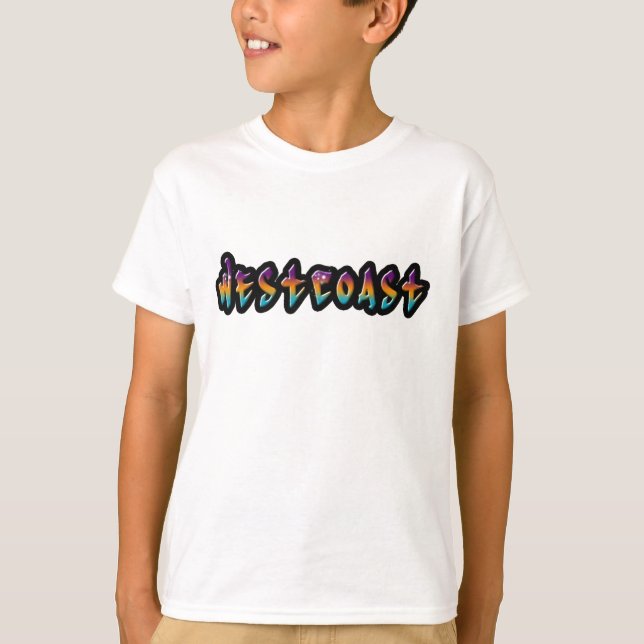 Camiseta Grafite da Costa Oeste (Frente)