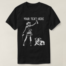 Camiseta Grafite de Arte de Rua Punk Rock 2 Personalizado C