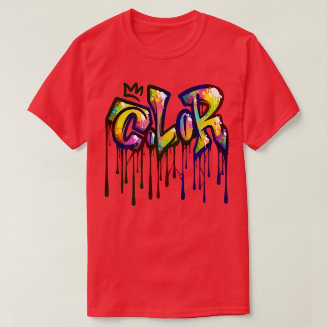 Camiseta Grafite de cores (Frente do Design)