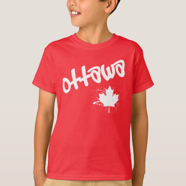 Camiseta Grafite de Ottawa (Frente)