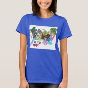 Camiseta Grafite de Pedra de Design nº 1: Cor "Rock" dos An