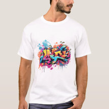 Grafite de rua Men Tshirt