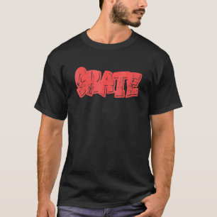 Camiseta Grafite De Skate Gráfico Garoto Legal Garota Retro