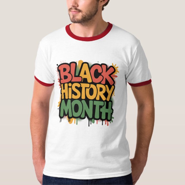 Camiseta Grafite do Mês da História Negra (Frente)