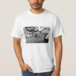 Camiseta Grafite do parque de skates de bicicleta BMX - Cam