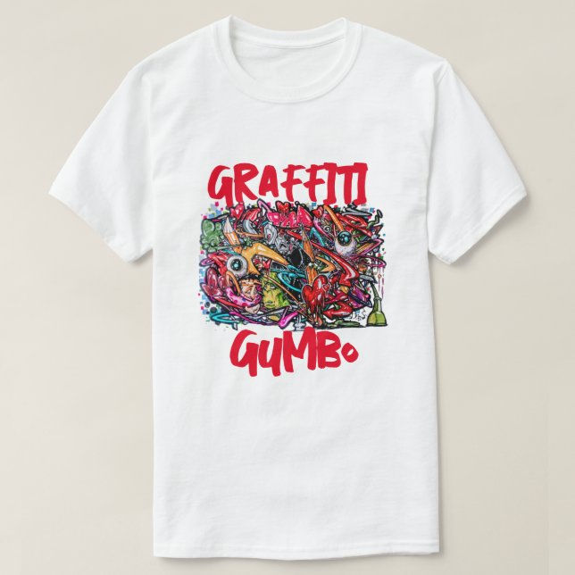Camiseta Grafite Gumbo T-Shirt (Frente do Design)
