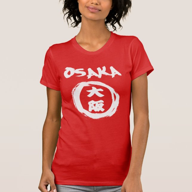 Camiseta Grafite Kanji de Osaka (Frente)