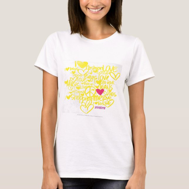 Camiseta Grafite Magenta-Amarelo (Frente)