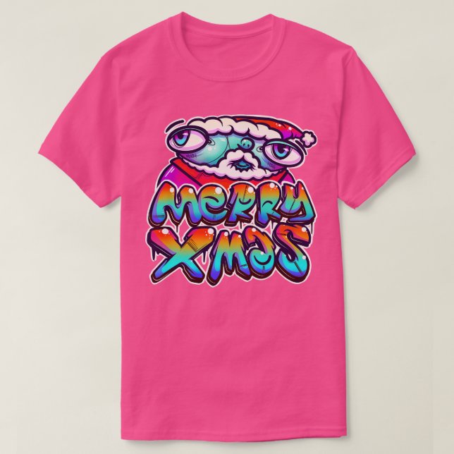 Camiseta Grafite Merry Xmas (Frente do Design)